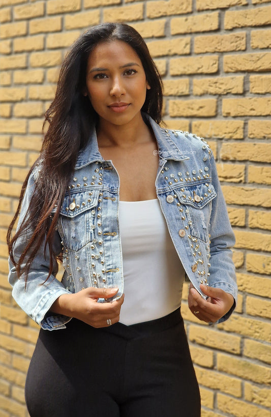 MIA - Faux Leather Jacket - White – Buen Dia